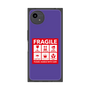 プレミアムスクエアケース［ FRAGILE Sticker - Purple ］