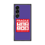 プレミアムスクエアケース［ FRAGILE Sticker - Purple ］