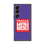 プレミアムスクエアケース［ FRAGILE Sticker - Purple ］