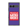 プレミアムスクエアケース［ FRAGILE Sticker - Purple ］