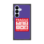 プレミアムスクエアケース［ FRAGILE Sticker - Purple ］