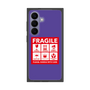 プレミアムスクエアケース［ FRAGILE Sticker - Purple ］