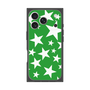 プレミアムスクエアケース［ Stars - Green ］