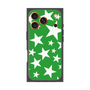 プレミアムスクエアケース［ Stars - Green ］