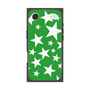プレミアムスクエアケース［ Stars - Green ］