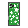 プレミアムスクエアケース［ Stars - Green ］