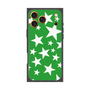 プレミアムスクエアケース［ Stars - Green ］
