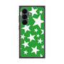 プレミアムスクエアケース［ Stars - Green ］