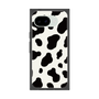 プレミアムスクエアケース［ Cow - White ］