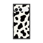 プレミアムスクエアケース［ Cow - White ］