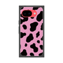 プレミアムスクエアケース［ Cow - Pink ］
