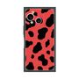 プレミアムスクエアケース［ Cow - Red ］