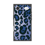 プレミアムスクエアケース［ Leopard - Blue ］
