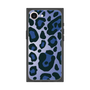 プレミアムスクエアケース［ Leopard - Blue ］