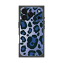 プレミアムスクエアケース［ Leopard - Blue ］