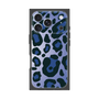プレミアムスクエアケース［ Leopard - Blue ］