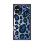 プレミアムスクエアケース［ Leopard - Blue ］