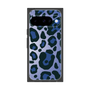 プレミアムスクエアケース［ Leopard - Blue ］
