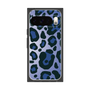 プレミアムスクエアケース［ Leopard - Blue ］