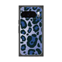 プレミアムスクエアケース［ Leopard - Blue ］
