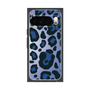 プレミアムスクエアケース［ Leopard - Blue ］