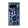 プレミアムスクエアケース［ Leopard - Blue ］