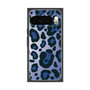 プレミアムスクエアケース［ Leopard - Blue ］