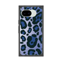 プレミアムスクエアケース［ Leopard - Blue ］