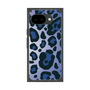 プレミアムスクエアケース［ Leopard - Blue ］
