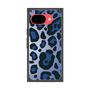 プレミアムスクエアケース［ Leopard - Blue ］