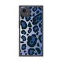 プレミアムスクエアケース［ Leopard - Blue ］