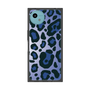 プレミアムスクエアケース［ Leopard - Blue ］