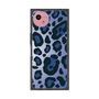 プレミアムスクエアケース［ Leopard - Blue ］