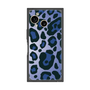 プレミアムスクエアケース［ Leopard - Blue ］