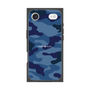 プレミアムスクエアケース［ Camouflage - Blue ］