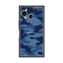 プレミアムスクエアケース［ Camouflage - Blue ］