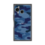 プレミアムスクエアケース［ Camouflage - Blue ］