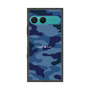 プレミアムスクエアケース［ Camouflage - Blue ］