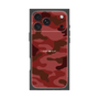 プレミアムスクエアケース［ Camouflage - Red ］