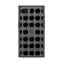 プレミアムスクエアケース［ Apple - Black ］