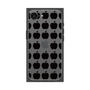プレミアムスクエアケース［ Apple - Black ］