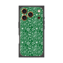 プレミアムスクエアケース［ ペイズリー - Green ］