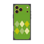 プレミアムスクエアケース［ Nordic Argyle - Green ］