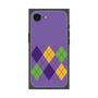プレミアムスクエアケース［ Nordic Argyle - Purple ］