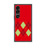 プレミアムスクエアケース［ Nordic Argyle - Red ］