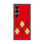 プレミアムスクエアケース［ Nordic Argyle - Red ］