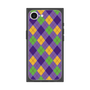 プレミアムスクエアケース［ Argyle - Purple ］