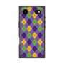 プレミアムスクエアケース［ Argyle - Purple ］