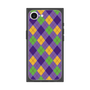 プレミアムスクエアケース［ Argyle - Purple ］