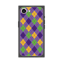 プレミアムスクエアケース［ Argyle - Purple ］